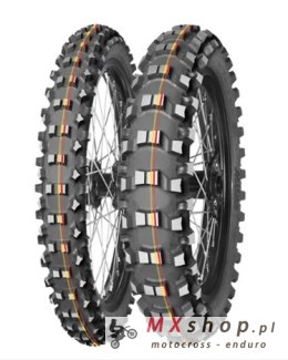 MITAS OPONA 70/100-17 TERRA FORCE-MX SM 40M (CZERWONO-ŻÓŁTY PASEK) TT PRZÓD DOT 2025 (DOT:XVDP) (460065) (ZAMIENNIK:70000165)