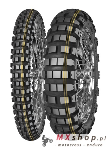 MITAS OPONA 90/90B21 (3.00B21) ENDURO TRAIL XT+ DAKAR (PODWÓJNY ŻÓŁTY PASEK) 54T TL/TT M+S PRZÓD DOT 09/2025 (460141) (ZAMIENNIK