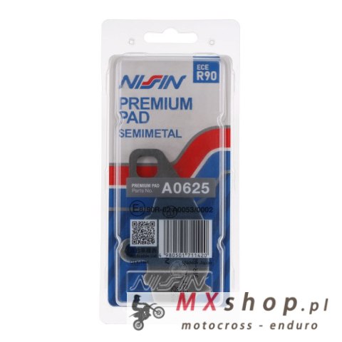 NISSIN KLOCKI HAMULCOWE KH192 PREMIUM SEMI-METALLIC (SPIEK METALICZNY) (ECE R90) (MADE IN JAPAN) (2P-269NS) NISSIN KLOCKI HAMULCOWE KH192 PREMIUM SEMI-METALLIC (SPIEK METALICZNY) (ECE R90) (MADE IN JAPAN) (2P-269NS)