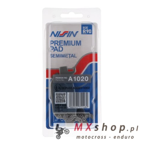 NISSIN KLOCKI HAMULCOWE KH415 PREMIUM SEMI-METALLIC (SPIEK METALICZNY) (ECE R90) (MADE IN JAPAN) (2P-334NS) NISSIN KLOCKI HAMULCOWE KH415 PREMIUM SEMI-METALLIC (SPIEK METALICZNY) (ECE R90) (MADE IN JAPAN) (2P-334NS)