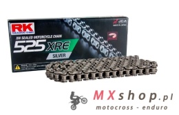 RK ŁAŃCUCH NAPĘDOWY 525XRE-116 (XW-RING) ZAKUWKA (CLF) W ZESTAWIE KOLOR STANDARD (POJEMNOŚĆ: DO 1000 CCM) (42 KN)