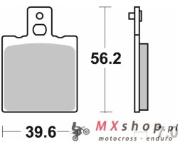 SBS KLOCKI HAMULCOWE NOWOŚĆ KH047 / KH47 OFF-ROAD SINTER KOLOR ZŁOTY