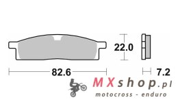 SBS KLOCKI HAMULCOWE NOWOŚĆ KH119 OFF-ROAD RACING SINTER KOLOR ZŁOTY