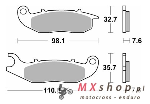 SBS KLOCKI HAMULCOWE NOWOŚĆ KH465 STREET STANDART CERAMIC KOLOR CZARNY AJP PR3/PR4/PR5 '13-,DERBI TERRA/CITY CROSS 125 '08-'16, SBS KLOCKI HAMULCOWE NOWOŚĆ KH465 STREET STANDART CERAMIC KOLOR CZARNY AJP PR3/PR4/PR5 '13-,DERBI TERRA/CITY CROSS 125 '08-'16,
