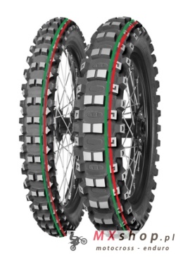 MITAS OPONA 80/100-12 TERRA FORCE-MX MH 50M (CZERWONO-ZIELONY PASEK) TT TYŁ DOT 2025 (DOT:XJDP) (460049) (zamiennik:70000100,700