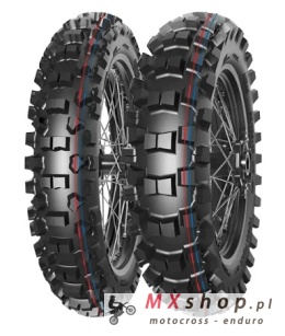 MITAS OPONA 90/90-14 TERRA FORCE-MX IT PIT CROSS (CZERWONO-NIEBIESKI PASEK) 46M TT PRZÓD DOT 2025 (DOT:XJDP) (ZAMIENNIK:70001000