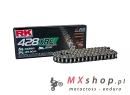 RK ŁAŃCUCH NAPĘDOWY 428XRE-142 (XW-RING) ZAKUWKA (CLF) W ZESTAWIE KOLOR STANDARD (POJEMNOŚĆ: DO 400 CCM) (27 KN)