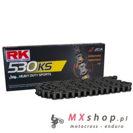 RK ŁAŃCUCH NAPĘDOWY 530KS-114 ZAPINKA (CL) W ZESTAWIE KOLOR STANDARD (POJEMNOŚĆ: DO 400 CCM) (31,6 KN)