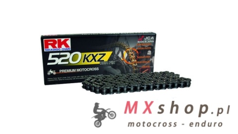 RK ŁAŃCUCH NAPĘDOWY (MOTOCROSS) 520KXZ-120 ZAPINKA (CL) W ZESTAWIE KOLOR STANDARD (POJEMNOŚĆ: DO 450 CCM) (35 KN)
