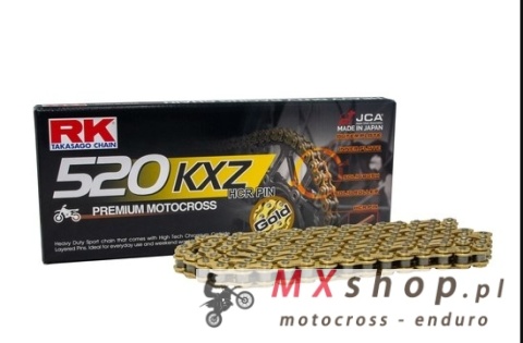 RK ŁAŃCUCH NAPĘDOWY (MOTOCROSS) GB520KXZ-120 ZAPINKA (CL) W ZESTAWIE KOLOR ZŁOTY (POJEMNOŚĆ: DO 450 CCM) (35 KN) RK ŁAŃCUCH NAPĘDOWY (MOTOCROSS) GB520KXZ-120 ZAPINKA (CL) W ZESTAWIE KOLOR ZŁOTY (POJEMNOŚĆ: DO 450 CCM) (35 KN)
