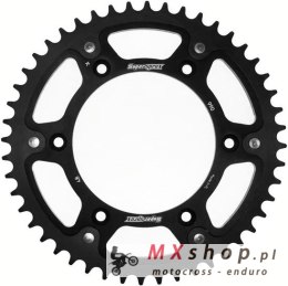 SUPERSPROX ZĘBATKA TYLNA 899 47 STEALTH (STALOWO-ALUMINIOWA) KTM SX/EXC (JTR897.47) KOLOR CZARNY