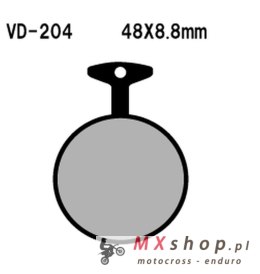 VESRAH KLOCKI HAMULCOWE KH11 YAMAHA XS650 72-76, XS500 73-75 (MADE IN JAPAN)