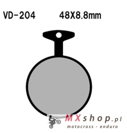 VESRAH KLOCKI HAMULCOWE KH11 YAMAHA XS650 72-76, XS500 73-75 (MADE IN JAPAN) VESRAH KLOCKI HAMULCOWE KH11 YAMAHA XS650 72-76, XS500 73-75 (MADE IN JAPAN)