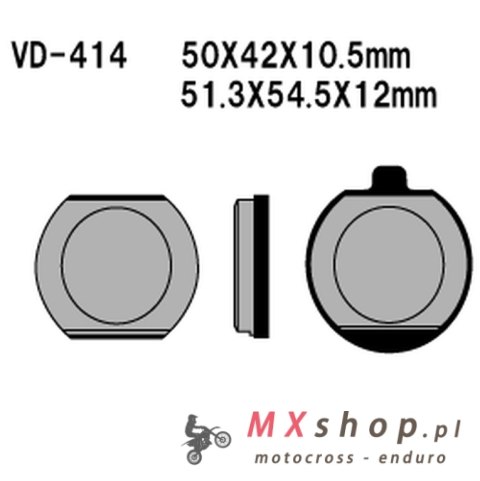 VESRAH KLOCKI HAMULCOWE KH33 KAWASAKI Z400/650/750/1000, KZ900 76-77 - ZASTĄPIONE PRZEZ SD-414 (MADE IN JAPAN) VESRAH KLOCKI HAMULCOWE KH33 KAWASAKI Z400/650/750/1000, KZ900 76-77 - ZASTĄPIONE PRZEZ SD-414 (MADE IN JAPAN)