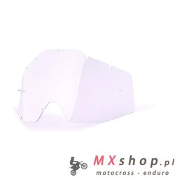 100 PROCENT SZYBA/SZYBKA ZAMIENNA PRZEŹROCZYSTA DO GOGLI STRATA MINI KID STARY KOD: 51007-010-02