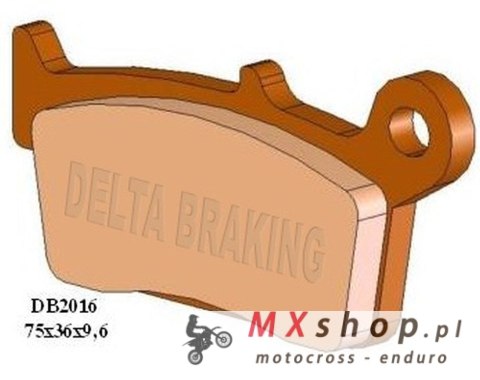 DELTA BRAKING KLOCKI HAMULCOWE KH131/3/KH233 TYŁ HONDA NSR 50 MINI '00-'09, XZ 50/100 '09-'19, NSF 250R '11-, CRF 230 '08-'15, K DELTA BRAKING KLOCKI HAMULCOWE KH131/3/KH233 TYŁ HONDA NSR 50 MINI '00-'09, XZ 50/100 '09-'19, NSF 250R '11-, CRF 230 '08-'15, K