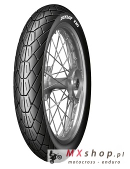 DUNLOP OPONA 110/90-18 F20 61V TL PRZÓD WLT (BIAŁY NAPIS) DOT 24/2023