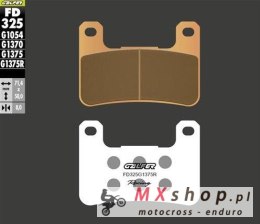 GALFER KLOCKI HAMULCOWE KH379 SPIEK METALICZNY (ZŁOTE) SPORT RACING, PRZÓD KAWASAKI/SUZUKI