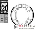 GALFER SZCZĘKI HAMULCOWE TYŁ HONDA CBF 125 '09-, CBF 150/250 '04-'15, DYLAN 125/150 '02-, NSC 50 '13-, PCX 125/150 '10-'21, SH 1