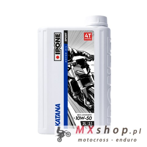 IPONE KATANA 10W50 OLEJ SILNIKOWY 100% SYNTETYK 2L (ESTER, MA2) (AKC) (8) ZASTĘPUJE 800009