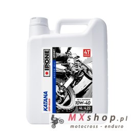 IPONE KATANA OFF ROAD 10W40 OLEJ SILNIKOWY 100% SYNTETYK 4L (ESTER, MA2) (AKC) (6) ZASTĘPUJE 800368