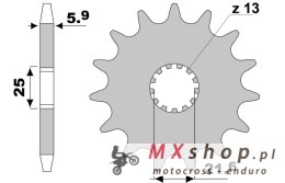 JT ZĘBATKA PRZEDNIA 565 13 /2141 13 KAWASAKI KXF 450 '06-, YAMAHA YZF/WRF 400/426/450 SAMOOCZYSZCZAJĄCA (56513JTSC) (ŁAŃC. 520)Y