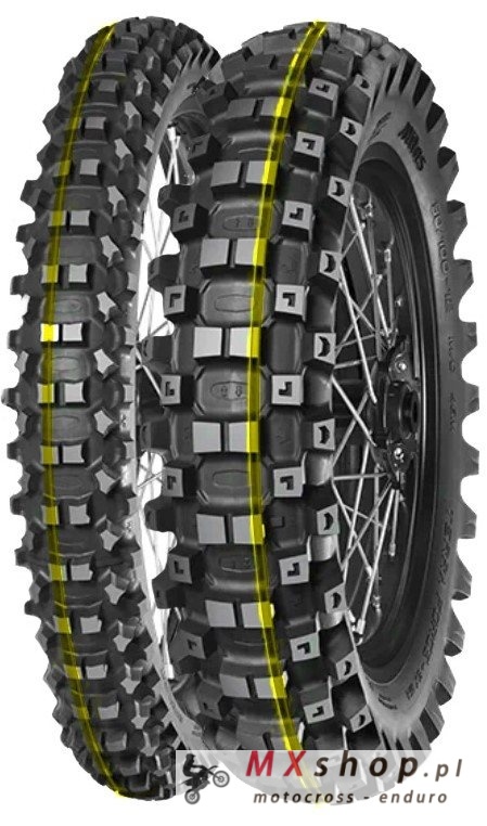 MITAS OPONA 70/100-19 TERRA FORCE-EX MH SUPER (ŻÓŁTY PASEK) 42M TT PRZÓD DOT 01/2025 (ZAMIENNIK:70000212) (DRUGI GATUNEK - SZLIF