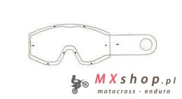 POLYWEL SZYBKA DO GOGLI Z ZACZEPAMI (BEZBARWNA) OAKLEY CROWBAR