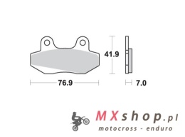 SCHUH WYPRZEDAŻ KLOCKI HAMULCOWE KH86 MITO 50 '99-'06, STELLA 125 '97-'08, HONDA NS-1 50 '91-'94, MBX 50 '83-'85, KYMCO JETIX 12