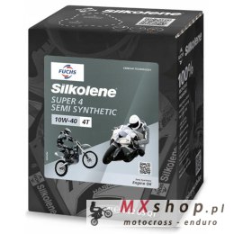 SILKOLENE FUCHS OLEJ SILNIKOWY PÓŁSYNTETYCZNY SUPER 4 10W40 4T 4L