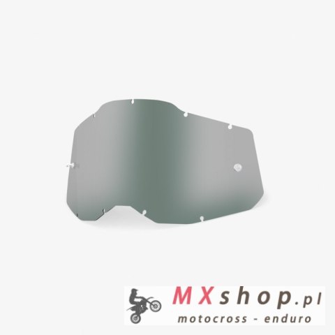 100 PROCENT AC2/ST2 YOUTH/JUNIOR REPLACEMENT LENS - SMOKE, SZYBA/SZYBKA DO GOGLI POJEDYNCZA ACCURI 2/STRATA 2 YOUTH DZIECIĘCE KO