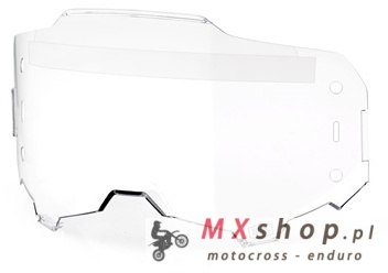 100 PROCENT ARMEGA / ARMATIC FORECAST ROLL-OFF REPLACEMENT LENS - CLEAR - SZYBKA DO GOGLI ARMEGA / ARMATIC FORECAST ROLL-OFF KOL