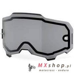 100 PROCENT ARMEGA / ARMATIC REPLACEMENT DUAL PANE SMOKE LENS - SZYBA/SZYBKA/SZYBKA DO GOGLI ARMEGA / ARMATIC KOLOR PRZYCIEMNIAN