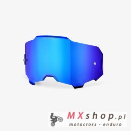 100 PROCENT ARMEGA / ARMATIC REPLACEMENT HIPER MIRROR BLUE LENS - SZYBA/SZYBKA/SZYBKA HIPER DO GOGLI ARMEGA / ARMATIC KOLOR NIEB