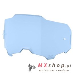 100 PROCENT ARMEGA / ARMATIC REPLACEMENT LENS BLUE - SZYBA/SZYBKA/SZYBKA DO GOGLI ARMEGA / ARMATIC KOLOR NIEBIESKI STARY KOD 510