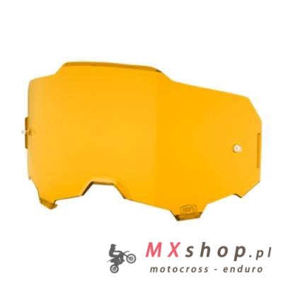 100 PROCENT ARMEGA / ARMATIC REPLACEMENT LENS - PERSIMMON - SZYBA/SZYBKA DO GOGLI ARMEGA / ARMATIC KOLOR ZŁOTY STARY KOD 51040-0