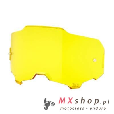 100 PROCENT ARMEGA / ARMATIC REPLACEMENT LENS - YELLOW - SZYBA/SZYBKA DO GOGLI ARMEGA / ARMATIC KOLOR ŻÓŁTY STARY KOD: 51040-004