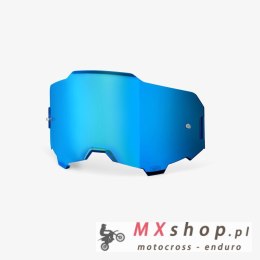 100 PROCENT ARMEGA / ARMATIC REPLACEMENT MIRROR BLUE LENS - SZYBA/SZYBKA/SZYBKA DO GOGLI ARMEGA / ARMATIC KOLOR NIEBIESKIE LUSTR