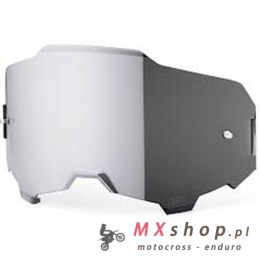 100 PROCENT ARMEGA / ARMATIC REPLACEMENT MIRROR SILVER LENS - SZYBA/SZYBKA/SZYBKA DO GOGLI ARMEGA / ARMATIC KOLOR SREBRNE LUSTRO
