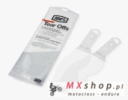 100 PROCENT RC2/AC2/ST2 LAMINATED TEAR-OFFS 2X7PK - ZRYWKI / ZRZUTKI LAMINOWANE DO GOGLI RACECRAFT 2 / ACCURI 2 / STRATA 2 PAKOW