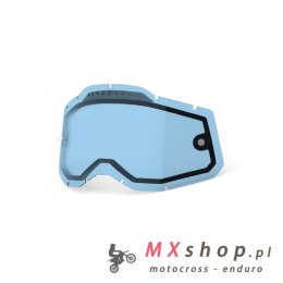 100 PROCENT RC2/AC2/ST2 REPLACEMENT LENS - VENTED DUAL PANE BLUE, SZYBA/SZYBKA/SZYBKA DO GOGLI RACECRAFT 2/ACCURI 2/STRATA2 PODW