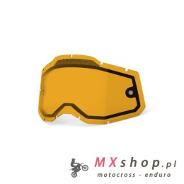 100 PROCENT RC2/AC2/ST2 REPLACEMENT LENS - VENTED DUAL PANE PERSIMMON, SZYBA/SZYBKA/SZYBKA DO GOGLI RACECRAFT 2/ACCURI 2/STRATA2