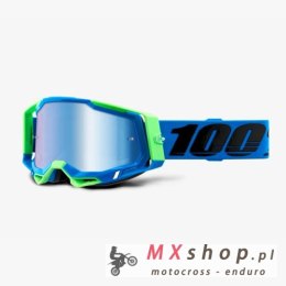 100 PROCENT WYPRZEDAŻ GOGLE RACECRAFT 2 FREMONT - MIRROR BLUE LENS - KOLOR NIEBIESKI/ZIELONY SZYBKA NIEBIESKIE LUSTRO