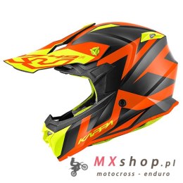 KAPPA KASK KV49 EVO GREAT CROSS KOLOR CZARNY MAT/POMARAŃCZOWY ROZM. 61 / XL ( HOMOLOGACJA ECE 22R06 )