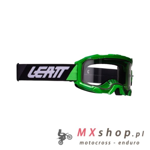 LEATT GOGLE VELOCITY 4.5 GOGGLE NEON LIME CLEAR 83% - KOLOR ZIELONY FLUO/CZARNY SZYBKA PRZEŹROCZYSTA