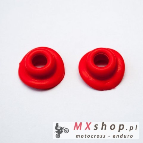 M.C. GUMKI 'MUDGUARD' DO USZCZELNIENIA WENTYLA (KPL.2 SZT.) KOLOR CZERWONY