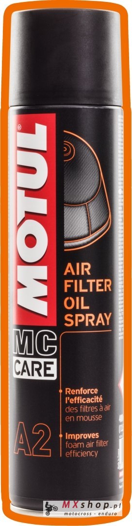 MOTUL A2 AIR FILTER OIL 0,4L SPRAY (DO FILTRÓW POWIETRZA)