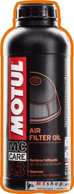 MOTUL A3 AIR FILTER OIL MC CARE 1L (DO FILTRÓW POWIETRZA)