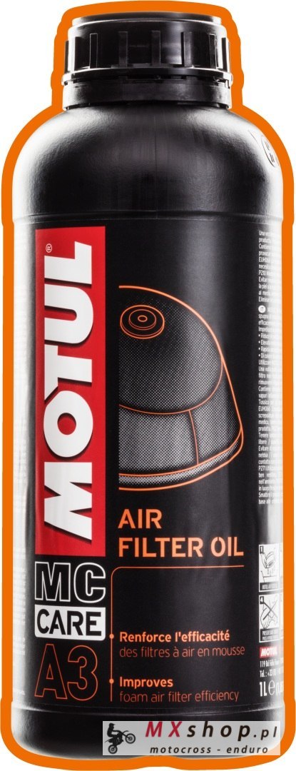 MOTUL A3 AIR FILTER OIL MC CARE 1L (DO FILTRÓW POWIETRZA)