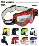 PROGRIP GOGLE PG3101-101 ATZAKI KID DZIECIĘCE KOLOR BIAŁY (SZYBA PG3111 PRZEZROCZYSTA 1MM, NO FOG, ANTI UV) (PG3101WH) (3101-101